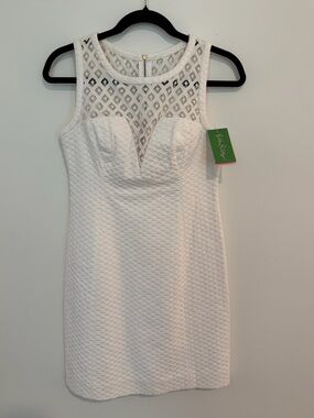 *NWT* Lilly Pulitzer Vandalia Shift Dress in Resort White